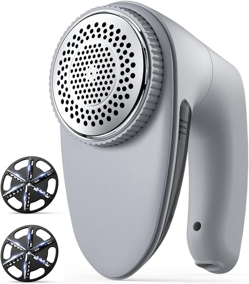 Bymore Fabric Shaver & Lint Shaver for Clothes and Furniture, Heavy Duty Sweater Shaver Lint Remover with Large 65mm Shaving Head, 6-Leaf Blades, Extra Replacement Blades for Couch, Sofa & Upholstery - Image 1